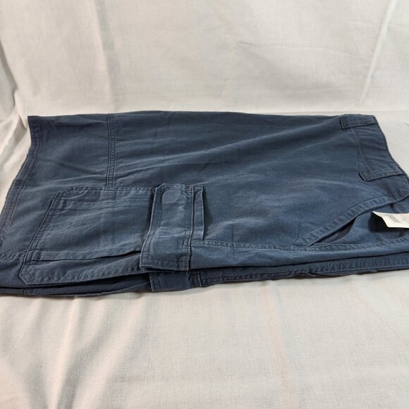 Wrangler Authentics Mens Blue Stretch Cargo Shorts (Actual Sz 51) NWT FREE Ship - Picture 13 of 15